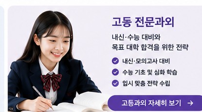 고등 전문과외